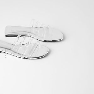 ZARA CLEAR SANDALS